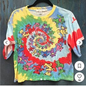 Alice and Olivia grateful tie dye tee